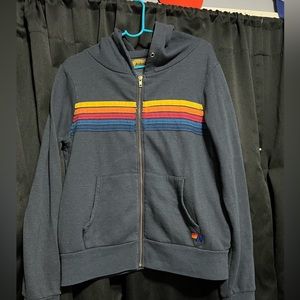 Aviator Nation 5 stripe Hoodie